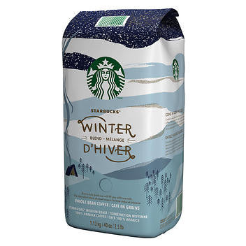 Starbucks Winter Blend Whole Bean Coffee, 1.13 kg