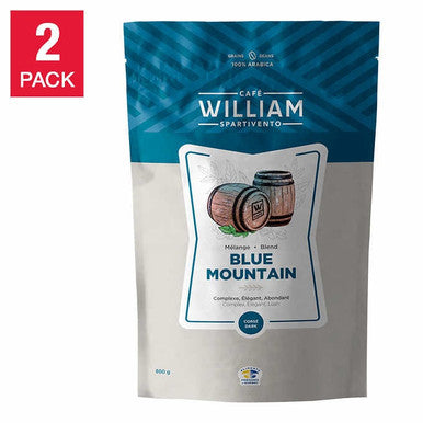 William Spartivento Jamaican Blue Mountain Blend Whole Bean Coffee - 2 x 800 g