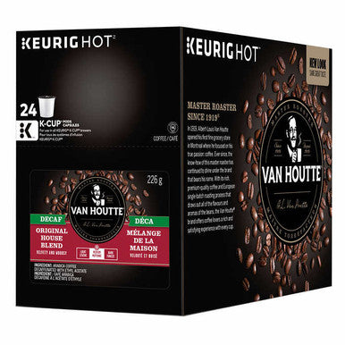 Van Houtte Decaf Original House Blend Medium Coffee K-Cup Pods - 96 Pods - Balanced Decaffeinated Delight