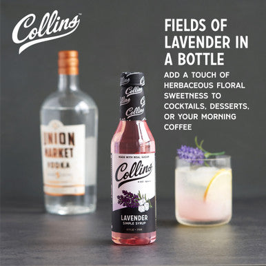 12.7 oz. Lavender Syrup by Collins