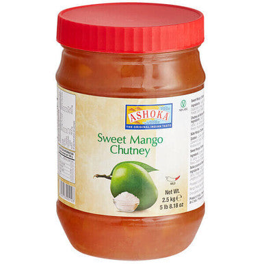 Ashoka Sweet Mango Chutney 2.5kg/5.5 lb. - 4/Case