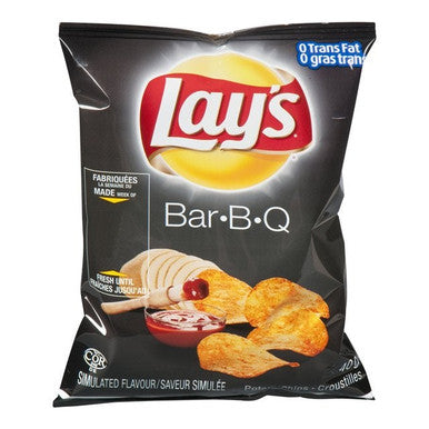 Lay's Barbeque Potato Chips | 40G/Unit, 40 Units/Case