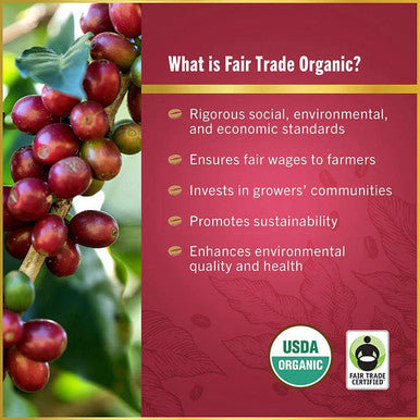 Barrie House 2 lb. - 6/Case  Fair Trade Organic Morning Ritual Whole Bean Coffee