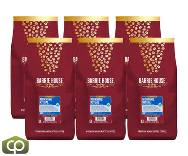 Barrie House 2 lb. - 6/Case  Fair Trade Organic Morning Ritual Whole Bean Coffee