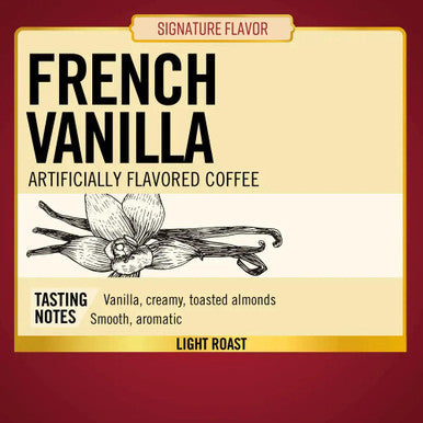 Barrie House 2 lb. - 6/Case French Vanilla Flavored Whole Bean Coffee