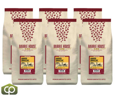 Barrie House 2 lb. - 6/Case Jammin Jamaican Whole Bean Coffee