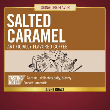 Barrie House 2 lb. - 6/Case Salted Caramel Flavored Whole Bean Coffee