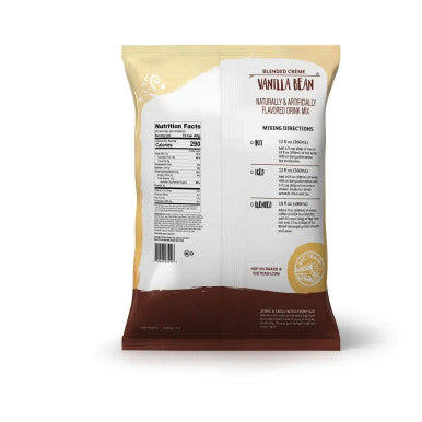 Big Train 3.5 lb. Vanilla Bean Blended Creme Frappe Mix 5 Packs