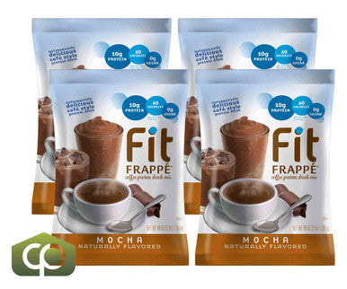 Big Train 3 lb. Fit Frappe Mocha Perfect Blend Protein Drink Mix (4/Case)