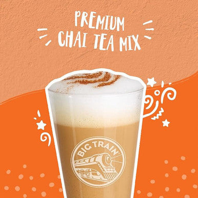 Big Train 3.5 lb. Chocolate Chai Tea Latte Mix - Decadent Spices Infused (8/Case)