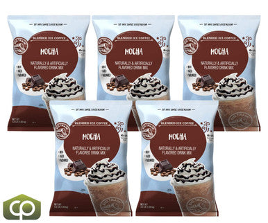 Big Train 3.5 lb. Decadent Mocha Blended Ice Coffee Mix (5/Case)