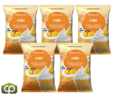 Big Train 3.5 lb. Dragonfly Mango Tropical Blended Creme Frappe Mix (5/Case)