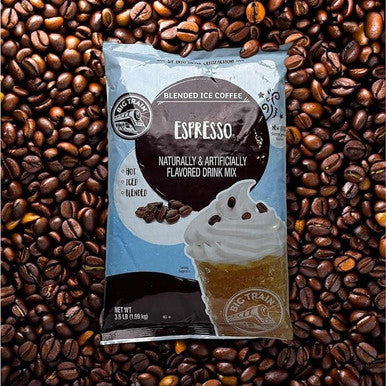 Big Train 3.5 lb. Espresso Specialty Blended Ice Coffee Mix (5/Case)