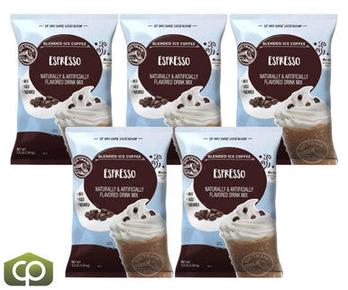 Big Train 3.5 lb. Espresso Specialty Blended Ice Coffee Mix (5/Case)