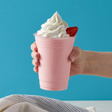 Big Train 3.5 lb. Perfect Strawberry Blended Creme Frappe Mix (5/Case)