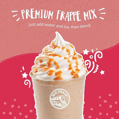 Big Train 3.5 lb. Perfect Strawberry Blended Creme Frappe Mix (5/Case)