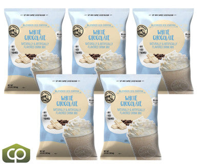 Big Train 3.5 lb. Versatile Specialty White Chocolate Blended Ice Coffee Mix (5/Case)