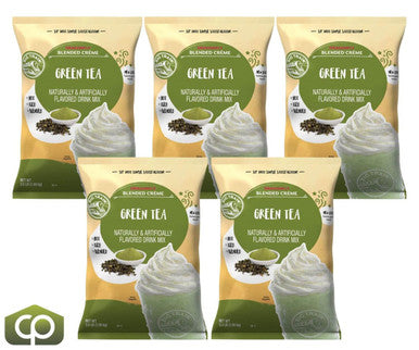Big Train 3.5 lbs. Dragonfly Green Tea Blended Creme Frappe Mix (5/Case)