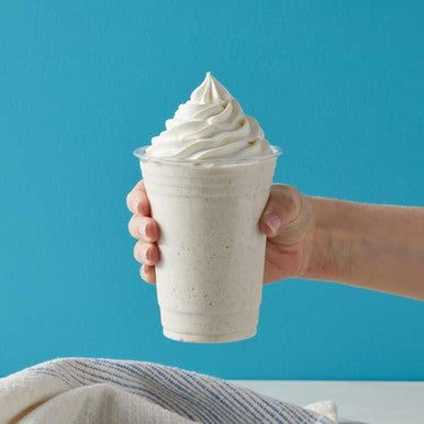 Big Train Rich Vanilla Bean Blended Creme Frappe Mix - 3.5 lbs. (5/Case)