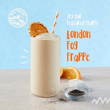 Big Train Rich Vanilla Bean Blended Creme Frappe Mix - 3.5 lbs. (5/Case)
