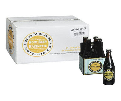 Boylan Bottling Soda Root Beer 355 ML //12 ounces (24/Case) - Gourmet Quality