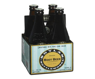 Boylan Bottling Soda Root Beer 355 ML //12 ounces (24/Case) - Gourmet Quality