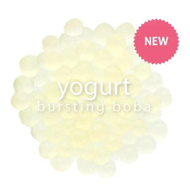 Bossen Yogurt Bursting Boba 7.04 lb. (3.19 kg) - 4/Case | Japanese-Style Delight