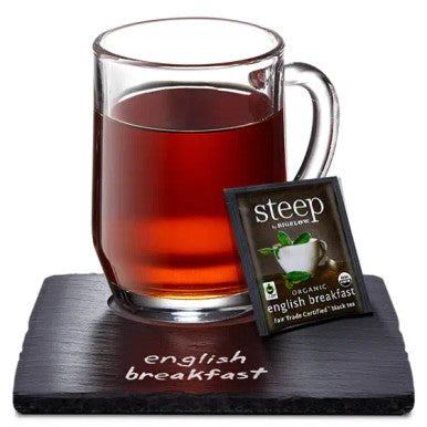 Steep By Bigelow Organic English Rich Breakfast Tea Bags - 20-Count(6/CASE)