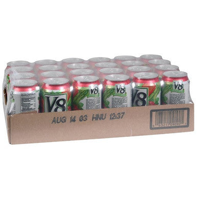 V8 Vegetable Cocktail Juice | 340ml Can | 24 Units/Case | Nutrient-Packed