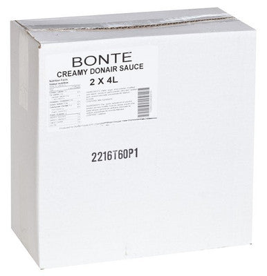 Bonte Creamy Donair Sauce | 4L/Unit, 2 Units/Case