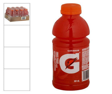 Gatorade Drink Fruit Punch 591 ML/20 ounces (12/Case)