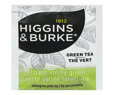 Higgins & Burke Green Forest Valley Green Tea 20 CT (6/Case) Smooth Green Tea