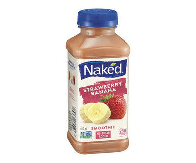 Naked Juice Drink Smoothie Strawberry Banana 450 ML/15.2 ounces (8/Case)