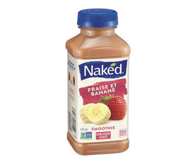 Naked Juice Drink Smoothie Strawberry Banana 450 ML/15.2 ounces (8/Case)