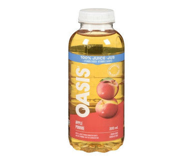 Oasis Apple Juice 300 mL/10 ounces (24/Case) - Ready to Go - Canadian Made