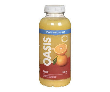 Oasis Juice Orange Nutrient-Rich 300 ML/10 ounces (24/Case) - Canadian Made