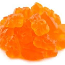 Orange Gummy Bears Bulk Food Service 20 lbs/9.07 kgs