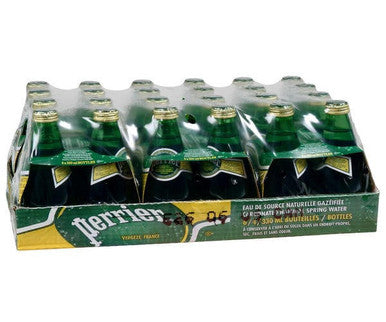 Perrier Natural Sparkling Water, 330ml/11oz (24 Pack) - Crisp and Refreshing