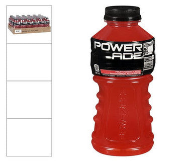 Powerade Drink Fruit Punch ION4 591 ML/20 ounces (24/Case)