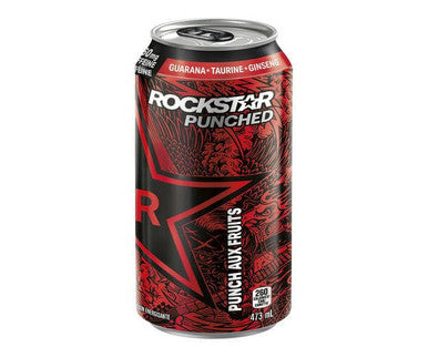 Rock Star Drink Energy Rockstar Punched 473 ML/16 ounces (12/Case)