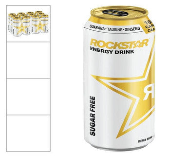 Rock Star Drink Energy Sugar-Free Rockstar 473 ML/16 ounces (12/Case)