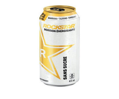 Rock Star Drink Energy Sugar-Free Rockstar 473 ML/16 ounces (12/Case)