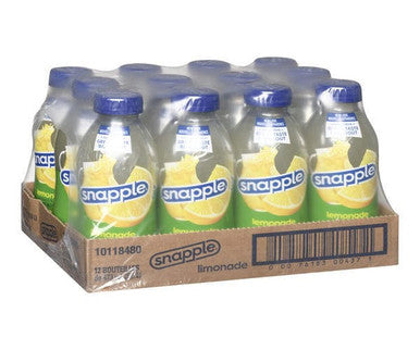 Snapple Drink Lemonade 473 ML/16 ounces (12/Case) Refreshing Tart & Tangy Beverage
