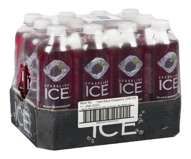 Sparkling Ice Water Sparkling Ice Black Raspberry 503 ML/17 ounces (12/Case)