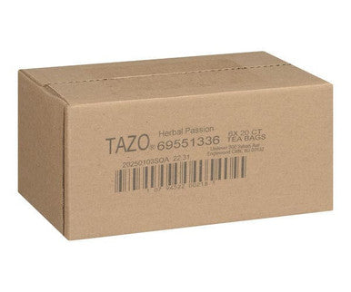 Tazo Passion Herbal Tea Bags 20 CT/36 oz (6/Case) Refreshing and Fruity Herbal Tea