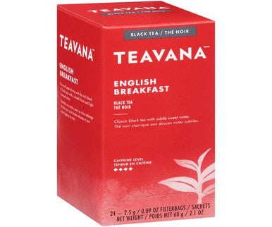 Teavana English Breakfast Tea Bags - 24 Count (Pack of 6) | Premium Quality