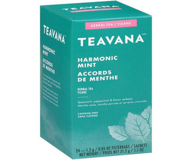 Teavana Tea Hot Mint Harmonic Filter Bag USA 22 oz/24 CT  (6/Case)