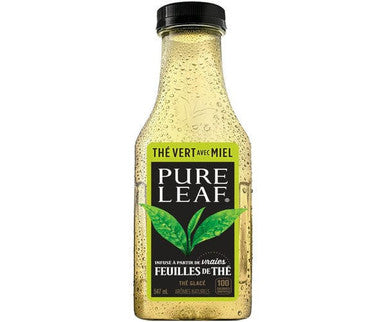 Thomas J Lipton Drink Tea Pure Leaf Green Honey 547 ML/18.5 ounces (12/Case)