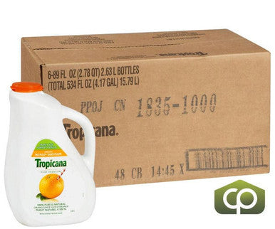 Tropicana Pure Premium Original Orange Juice 2.63L/88 ounces (6/Case)