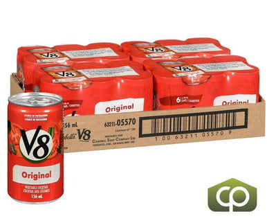 V8 Juice Vegetable Original V8 156 ML/5.2 ounces (48/Case)
